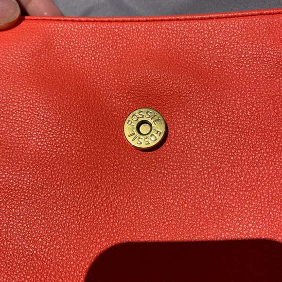 Fossil leather pochette - Picture 3 of 6